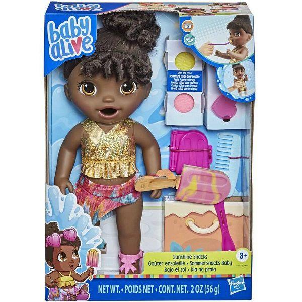 Imagem de Boneca BABY Alive Core Dia NA Praia Cabelos Pretos Hasbro F1682