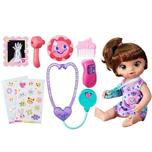 Imagem de Boneca Baby Alive - Dia de Cuidar da Bella - Cabelo Castanho - Hasbro