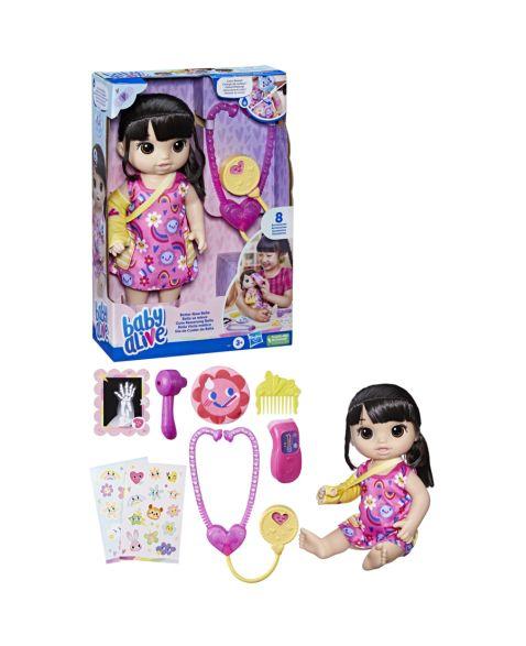 Imagem de Boneca baby alive dia de cuidar da bella morena rosa hasbro f8288