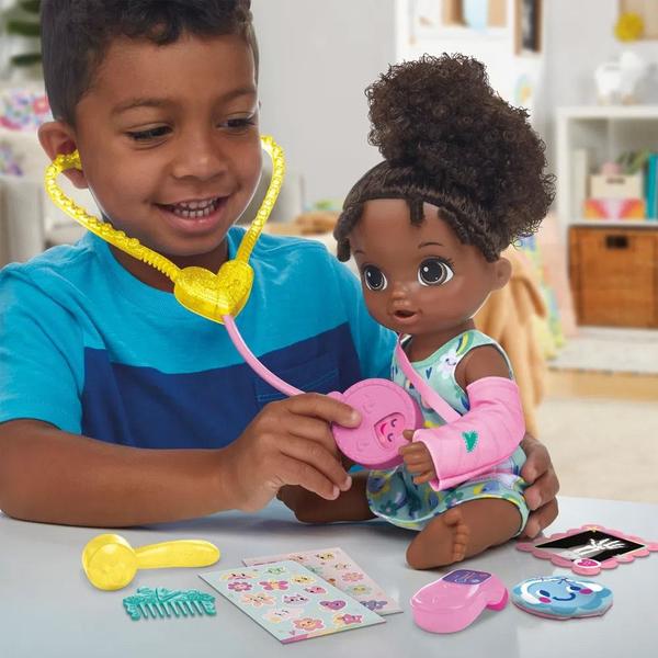 Imagem de Boneca Baby Alive Dia De Cuidar Da Bella Negra Hasbro F7537