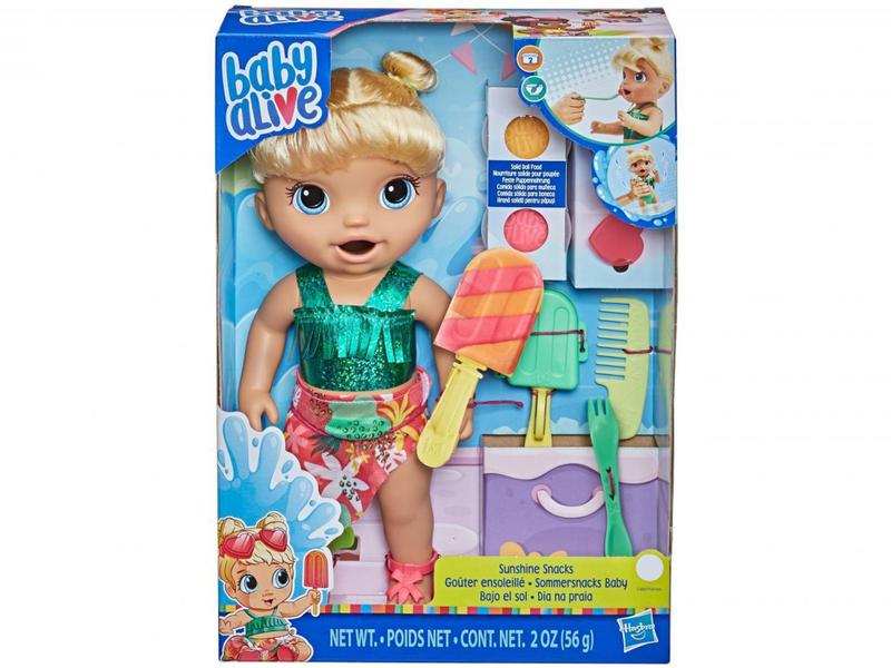 Imagem de Boneca Baby Alive Dia na Praia Loira - com Acessórios Hasbro