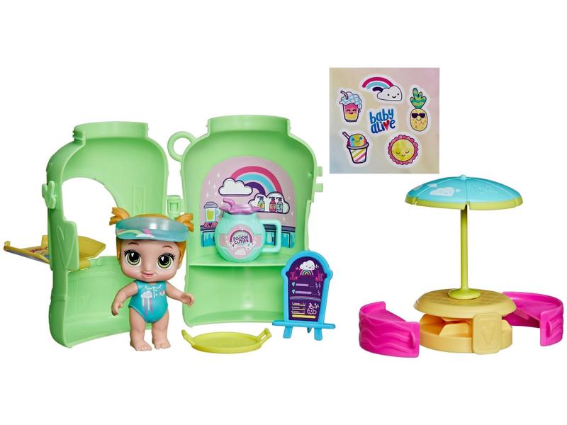 Boneca Baby Alive Foodie Cuties com Acessórios - Hasbro Imagem de Boneca Baby Alive Foodie Cuties com Acessórios - Hasbro