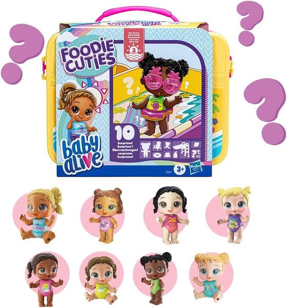 Imagem de Boneca Baby Alive Foodie Cuties Maleta Surpresa Hasbro 