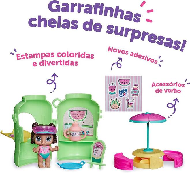 Imagem de Boneca Baby Alive Foodie Cuties Surpresa Garrafa - Hasbro