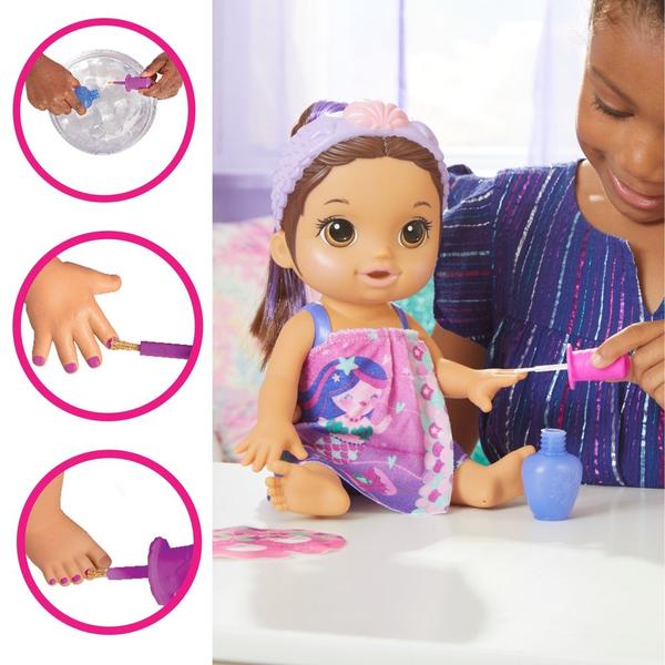 Imagem de Boneca Baby Alive Glam Spa Dia de Princesa - Morena - Hasbro