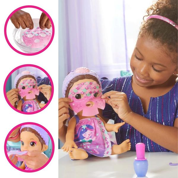 Imagem de Boneca Baby Alive Glam Spa Dia de Princesa - Morena - Hasbro