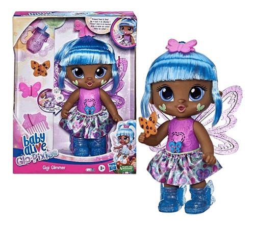 Imagem de Boneca Baby Alive Glo Pixies Gigi Glimer Roxo Hasbro