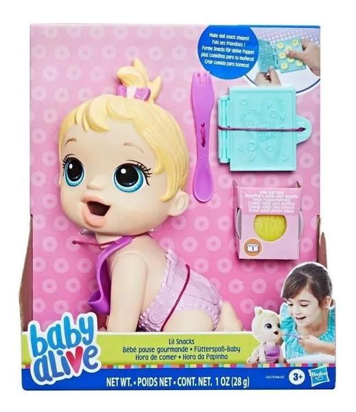 Imagem de Boneca Baby Alive Hora Da Papinha Loira 20 Cm - Hasbro F2617