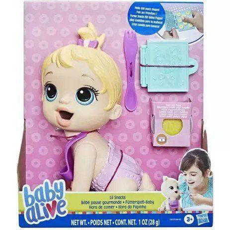 Imagem de Boneca baby alive hora da papinha loira f2617 hasbro