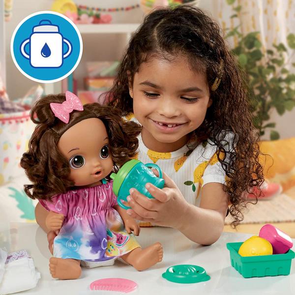 Imagem de Boneca Baby Alive Hora do Suco Morena - Hasbro F7357