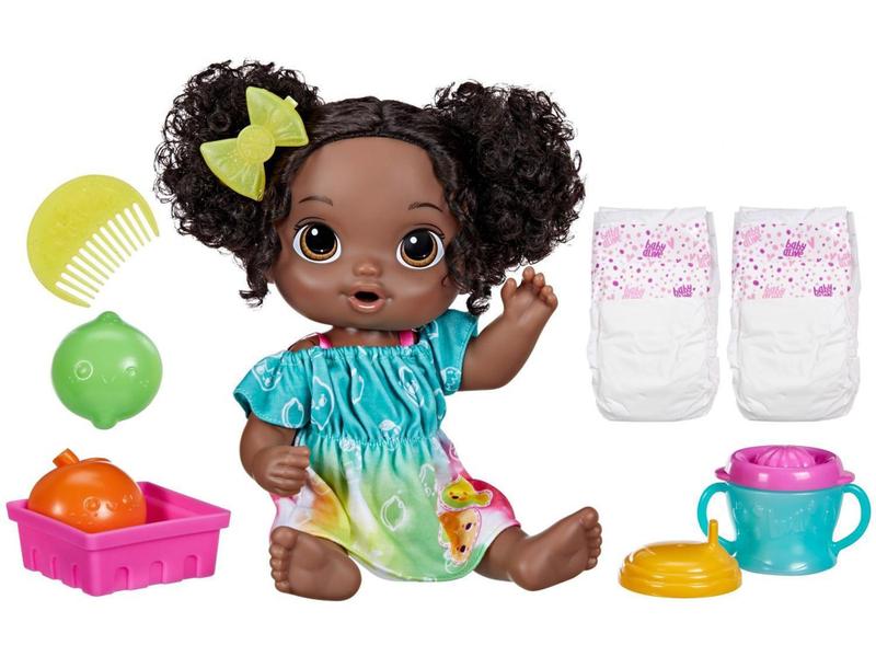 Imagem de Boneca Baby Alive Hora do Suco Negra  - com Acessórios Hasbro