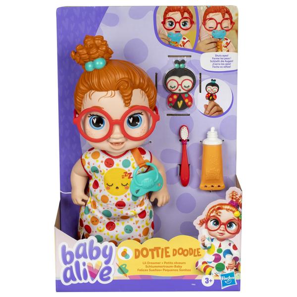 Imagem de Boneca Baby Alive Lil Dreamer Dottie Doodle Sleepy 28cm