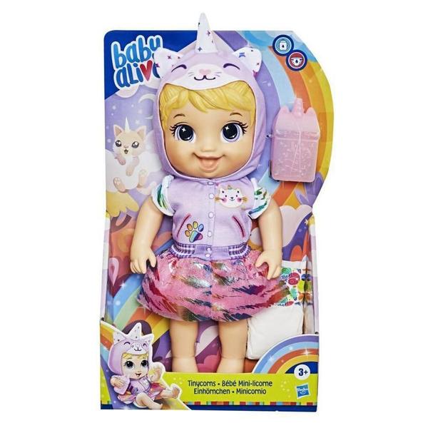 Imagem de Boneca Baby Alive Loira Bebê Unicórnio Tinycorn Hasbro