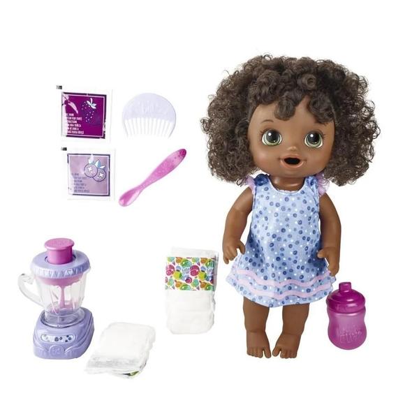 Imagem de Boneca Baby Alive Misturinha De Sabor Negra E6945 - Hasbro