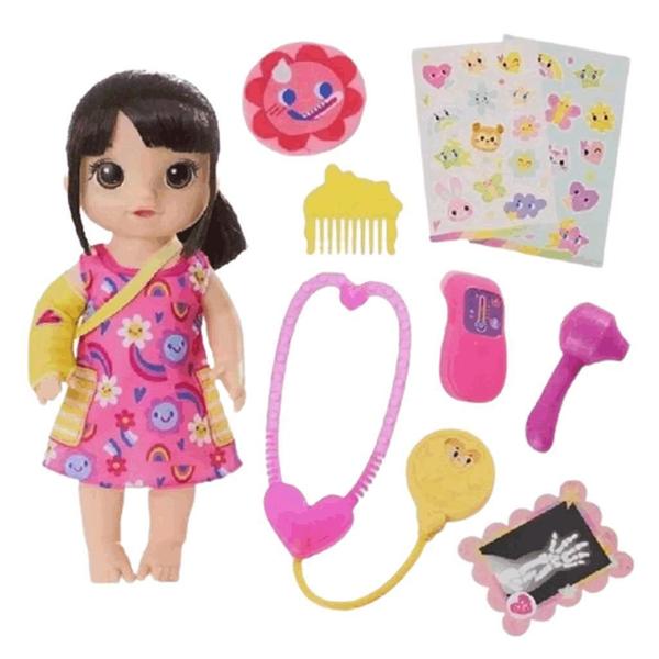 Imagem de Boneca Baby Alive Oriental Bela Cuidados Médicos Acessórios