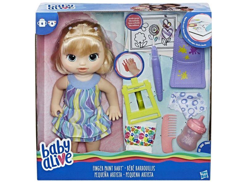 Imagem de Boneca Baby Alive Pequena Artista Loira  - com Acessórios Hasbro