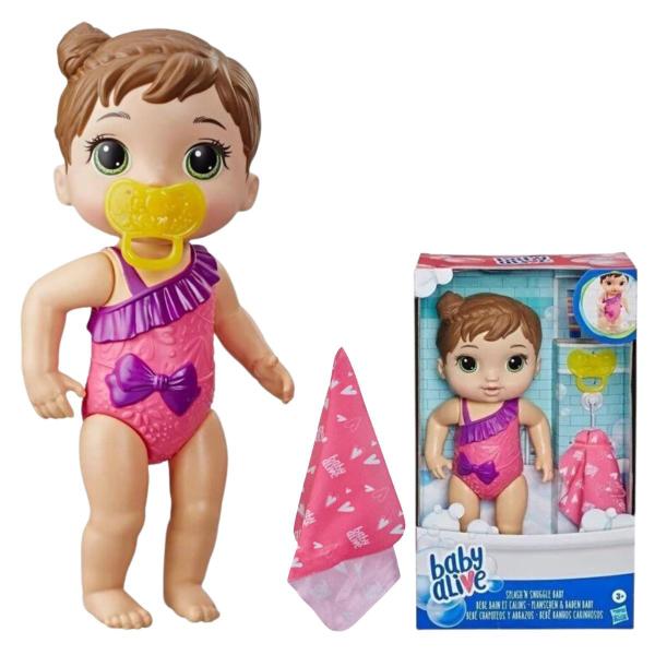 Imagem de Boneca baby Alive Pode Tomar Banho Bebê Articulada Hasbro E8716