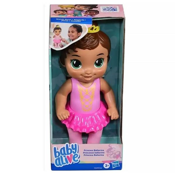 Imagem de Boneca Baby Alive Princesa Bailarina Morena F9113 F9123 - Hasbro