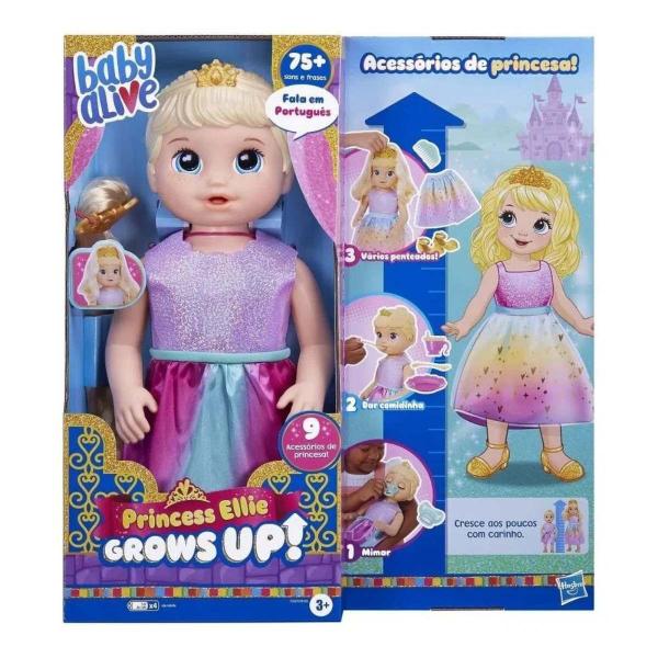 Imagem de Boneca Baby Alive Princesa Ellie Grows Up Loira