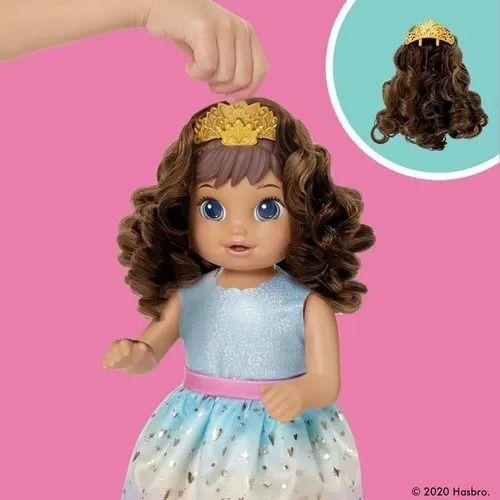 Imagem de Boneca Baby Alive Princesa Ellie Grows Up Morena - Cresce C/ Carinho, 75 Sons e Frases em Portugues - Hasbro