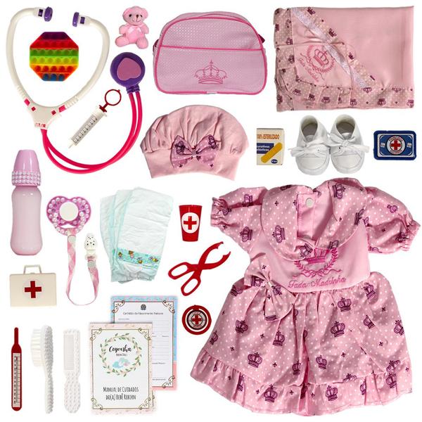 Boneca Baby Alive Realista 100% Silicone Enxoval Completo - Cegonha Reborn Dolls Imagem de Boneca Baby Alive Realista 100% Silicone Enxoval Completo