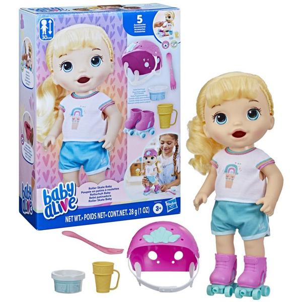 Imagem de Boneca Baby Alive Roller Skate Baby Loira Hasbro - F5649