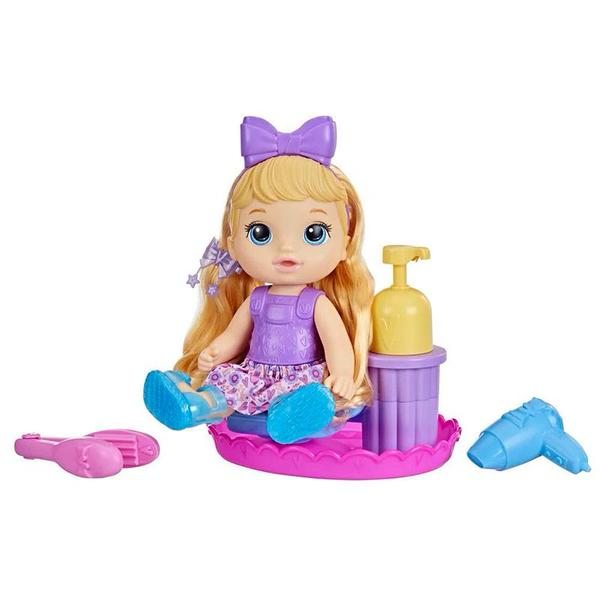 Imagem de Boneca Baby Alive Salão de Beleza de Espuma com Acessórios Loira F5088 F5112 - Hasbro