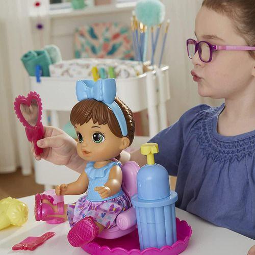 Imagem de Boneca Baby Alive Sudsy Styling Morena  Hasbro F5113