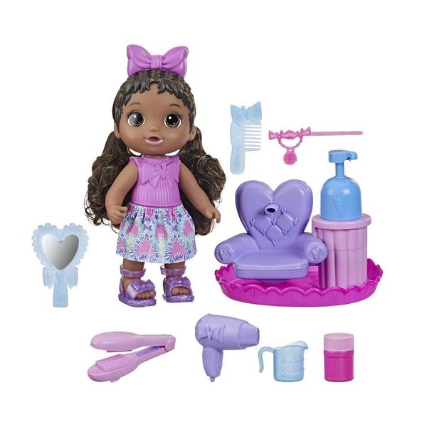 Imagem de Boneca Baby Alive Sudsy Styling Negra F6147 Hasbro