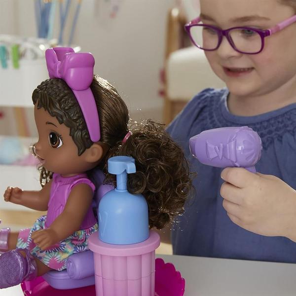 Imagem de Boneca Baby Alive Sudsy Styling Negra F6147 Hasbro