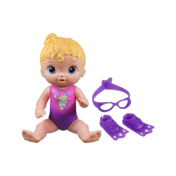 Imagem de Boneca Baby Alive Sunny Swimmer Bebe Piscina Loira Hasbro