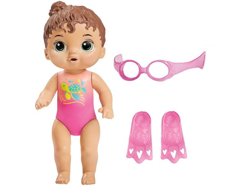 Imagem de Boneca Baby Alive Sunny Swimmer com Óculos - e Nadadeira Hasbro