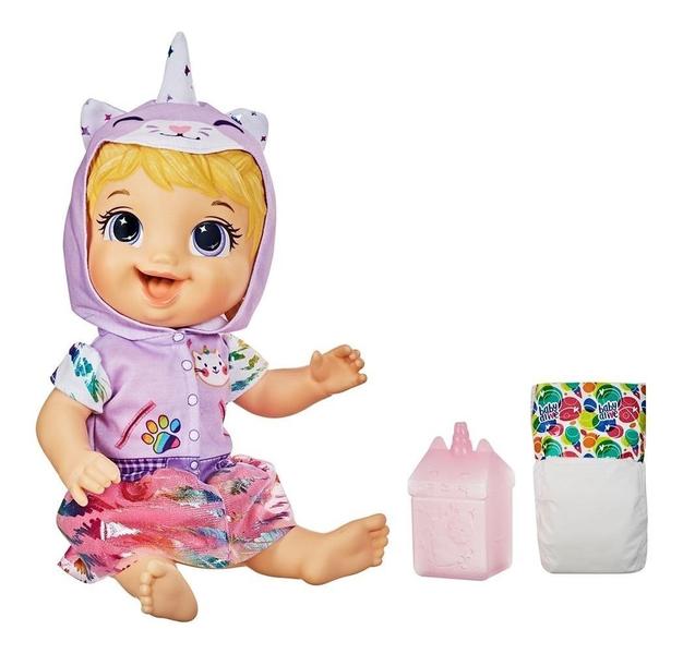 Boneca Baby Alive Tinycorns Gato Unicórnio Hasbro Imagem de Boneca Baby Alive Tinycorns Gato Unicórnio Hasbro