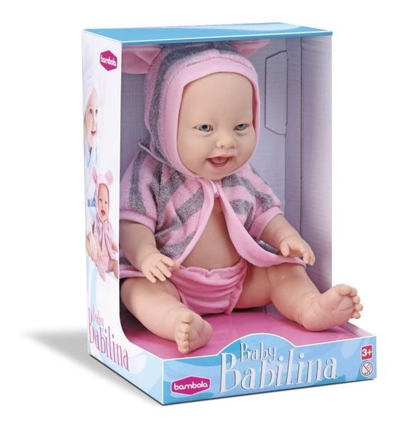 Imagem de Boneca Baby Babilina Banho Em Vinil Macio - Bambola