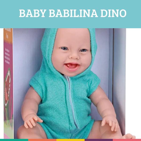 Imagem de Boneca Baby Babilina Dino com Roupinha Dinossauro - Bambola