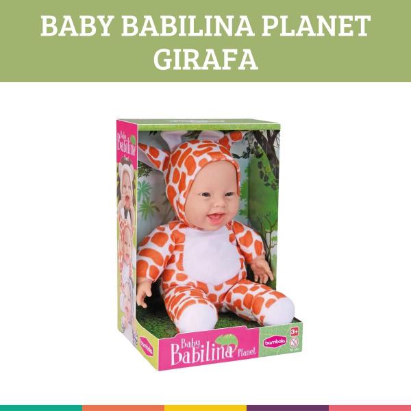 Imagem de Boneca Baby Babilina Planet Girafa Roupinha Bicho Bambola