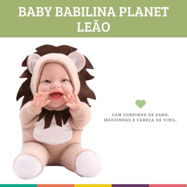 Imagem de Boneca Baby Babilina Planet Leão Roupa Bichinho - Bambola