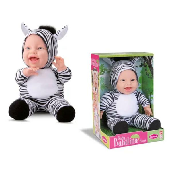 Imagem de Boneca baby babilina planet zebra - bambola