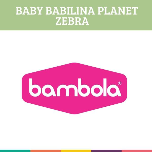 Imagem de Boneca Baby Babilina Planet Zebra Roupa Bichinho - Bambola