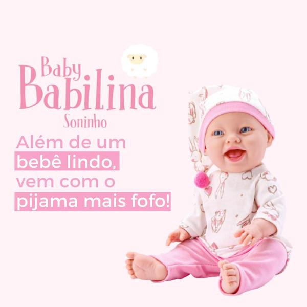 Imagem de Boneca Baby Babilina Soninho Coleção Infantil Bebê Bambola