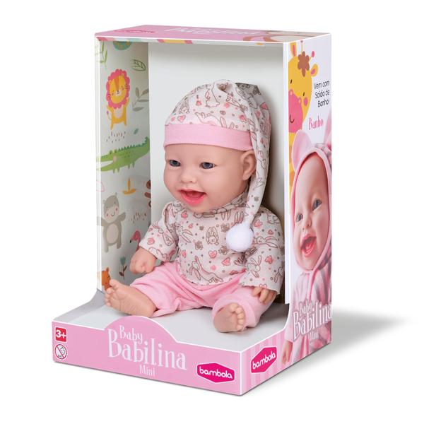 Imagem de Boneca Baby Babilina Soninho Mini 23cm - Bambola