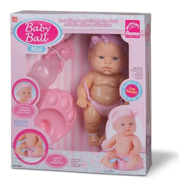 Imagem de Boneca Baby Ball Xixi 5233  Roma Brinquedos