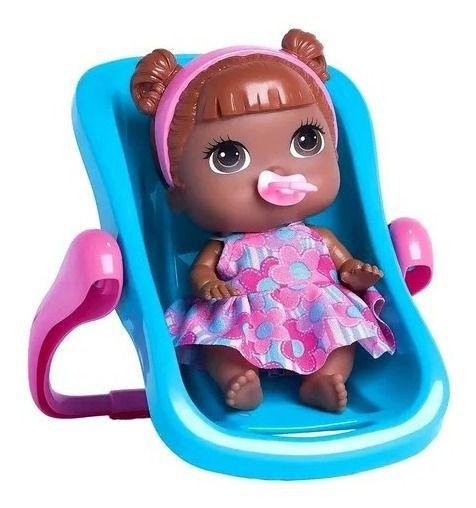 Imagem de Boneca Baby Collection Alive Com Bebê Conforto Collection Todas Cores - Supertoys