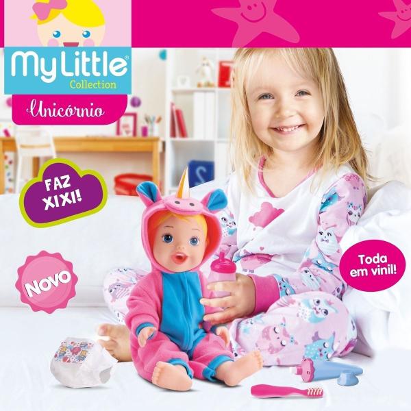 Imagem de Boneca Baby Collection Faz Xixi Alive Unicórnio - Divertoys