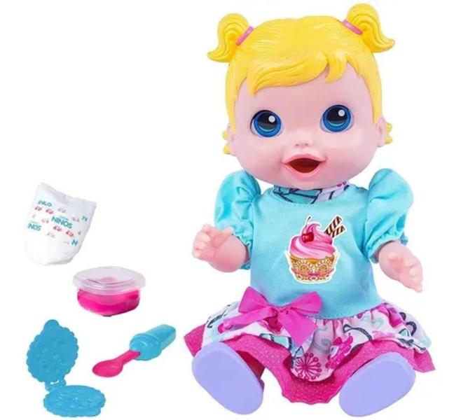 Imagem de Boneca Baby Comidinha Come E Faz Caquinha Alive Super Toys