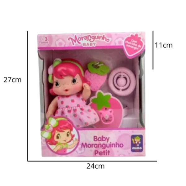 Imagem de Boneca baby moranguinho petit com acessórios