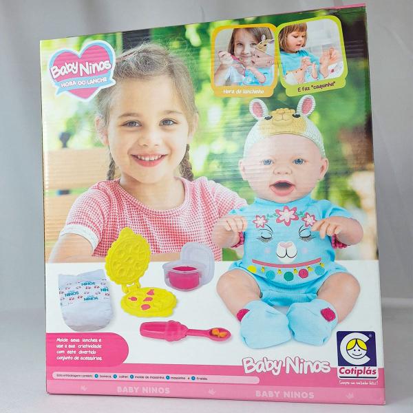 Imagem de Boneca Baby Ninos Hora Do Lanche Bichinhos 2396 - Cotiplás