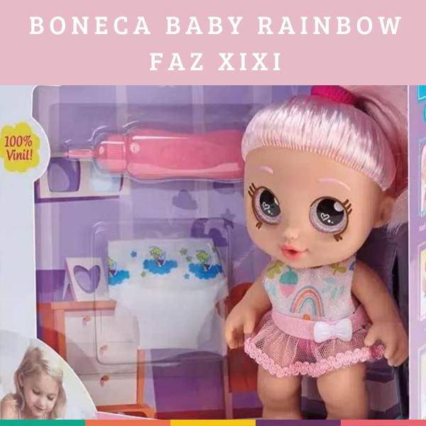 Imagem de Boneca Baby Rainbow Faz Xixi Bambola