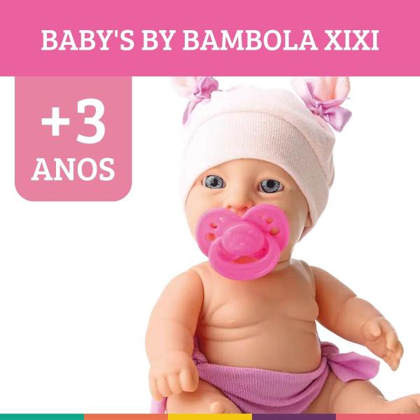 Imagem de Boneca Babys By Bambola Faz Xixi Bebê em Vinil Bambola