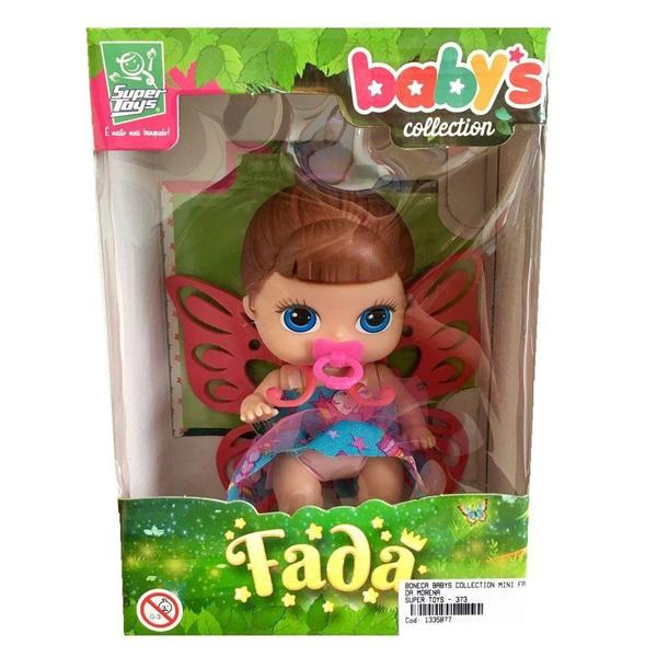 Imagem de Boneca Babys Collection Mini Fada Morena - 139760-A - Supertoys (3734) - Super Toys